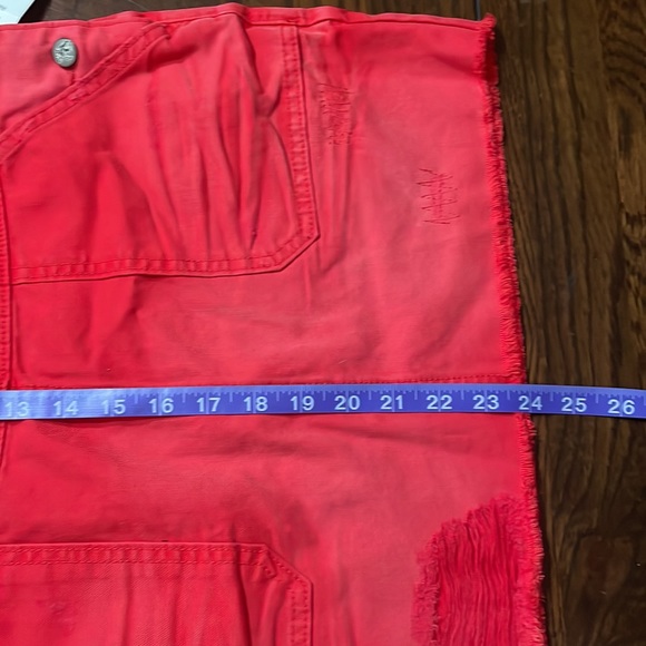 PRPS Mini Overall Red Dress Size L - Picture 10 of 10